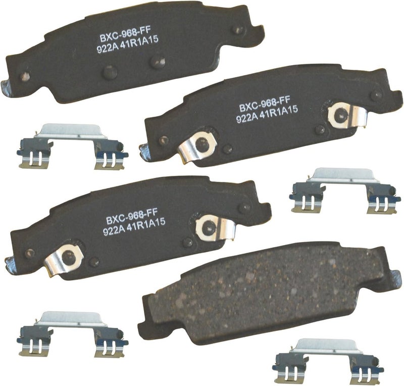 Bendix Premium SBC922A Ceramic Rear Brake Pads for Cadillac CTS 2007-2003, STS 2011-2005, Pontiac Grand Prix 2008-2005 - Image 1